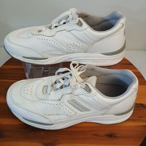 SAS Journey II Shoes Mens 10 W Wide White Leather Walking Shoes Sneakers